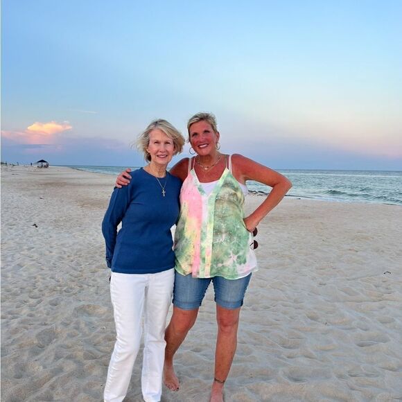 Adrienne camisole in pink and green with metallic accents- NWOT-bundled - Picture 8 of 8